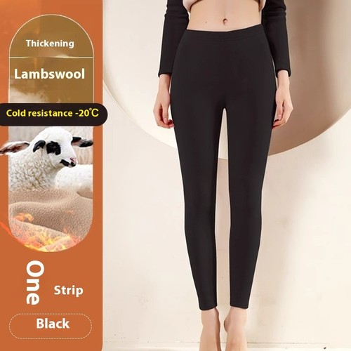 Women warm cashmere leggings - cashmere,